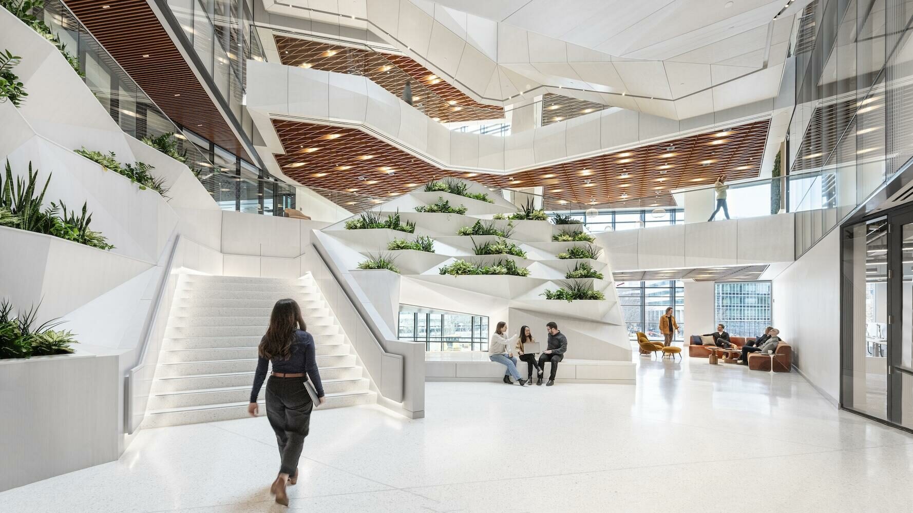 325 Binney Street atrium, Cambridge