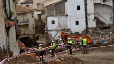 Officials survey flooding damage in Spain